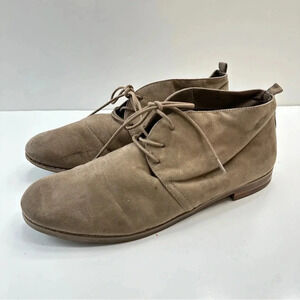 Franco Sarto Ankle Booties Boots Suede Lace‎ Up Womens Size 9 Brown